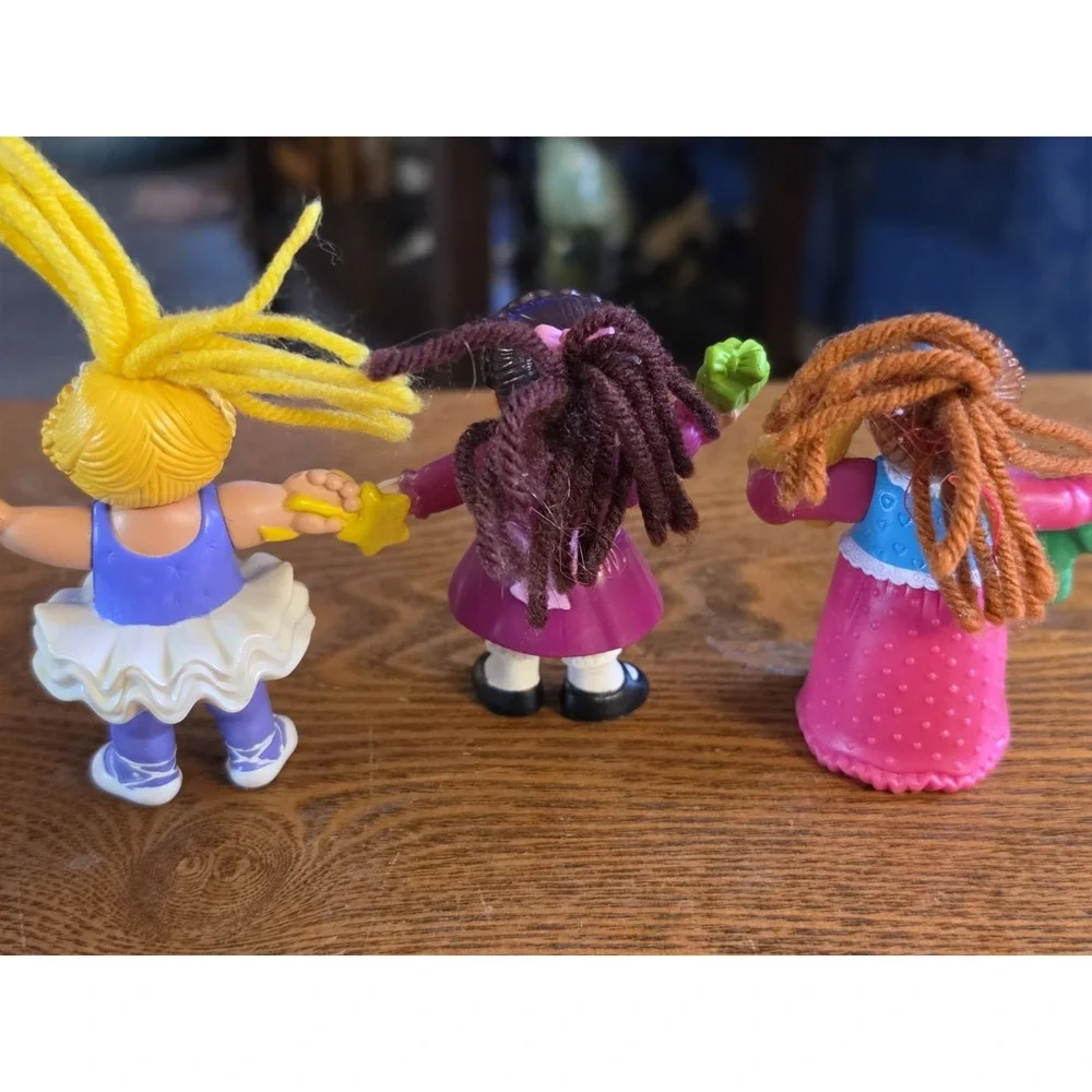 Cabbage Patch Kids Lot of 3 Vintage McDonalds Happy Meal Toy 1992 Good Condition